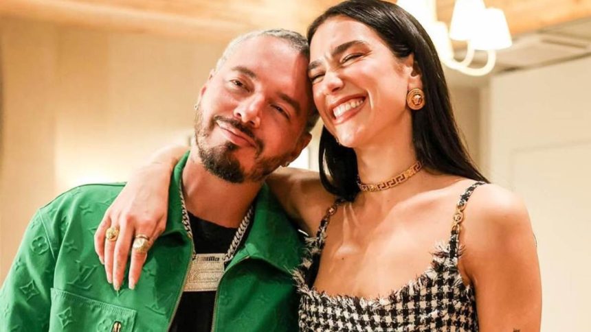 J Balvin y Dua Lipa juntos