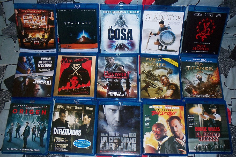 Colección de películas en Blu-Ray