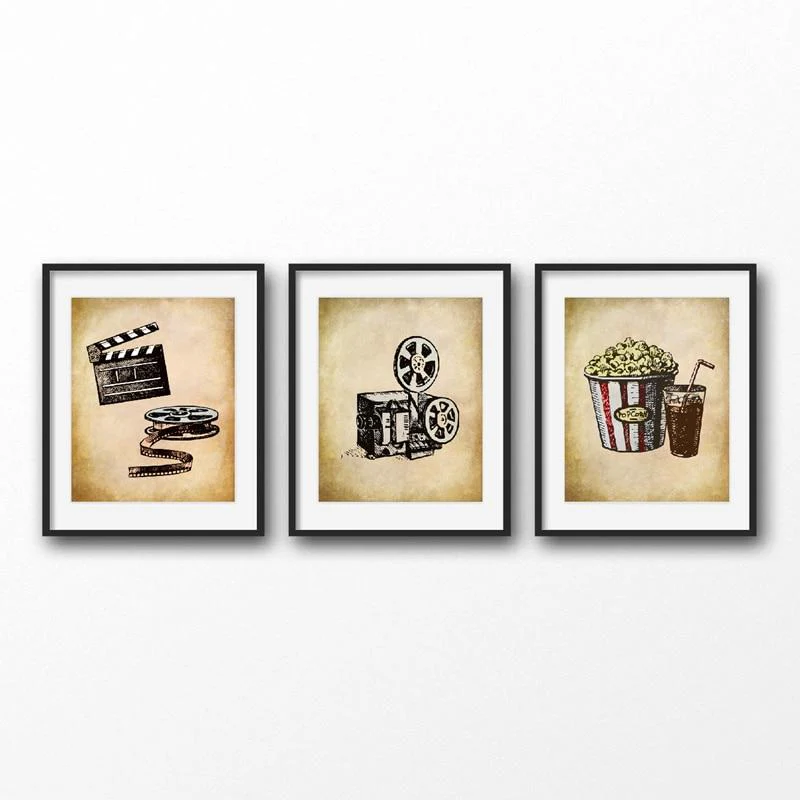 Objetos decorativos de películas