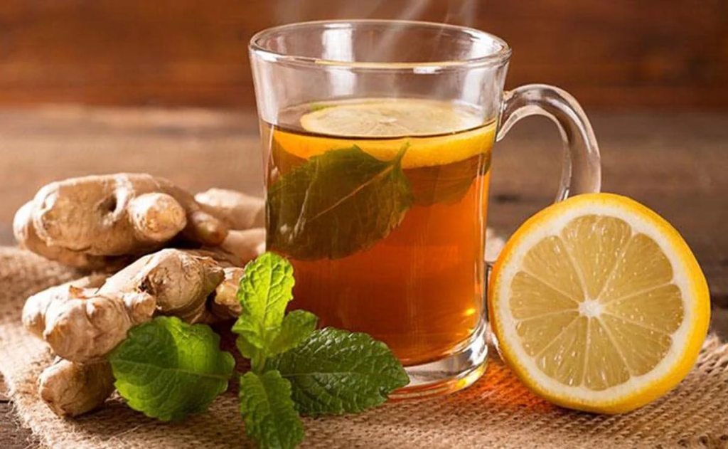 Infusión de jengibre y miel