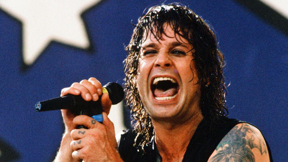 Ozzy Osbourne durante su época con Black Sabbath