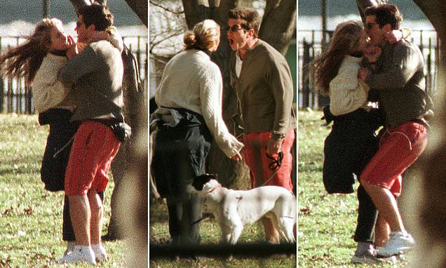 pelea JFK Jr Carolyn Bessette parque