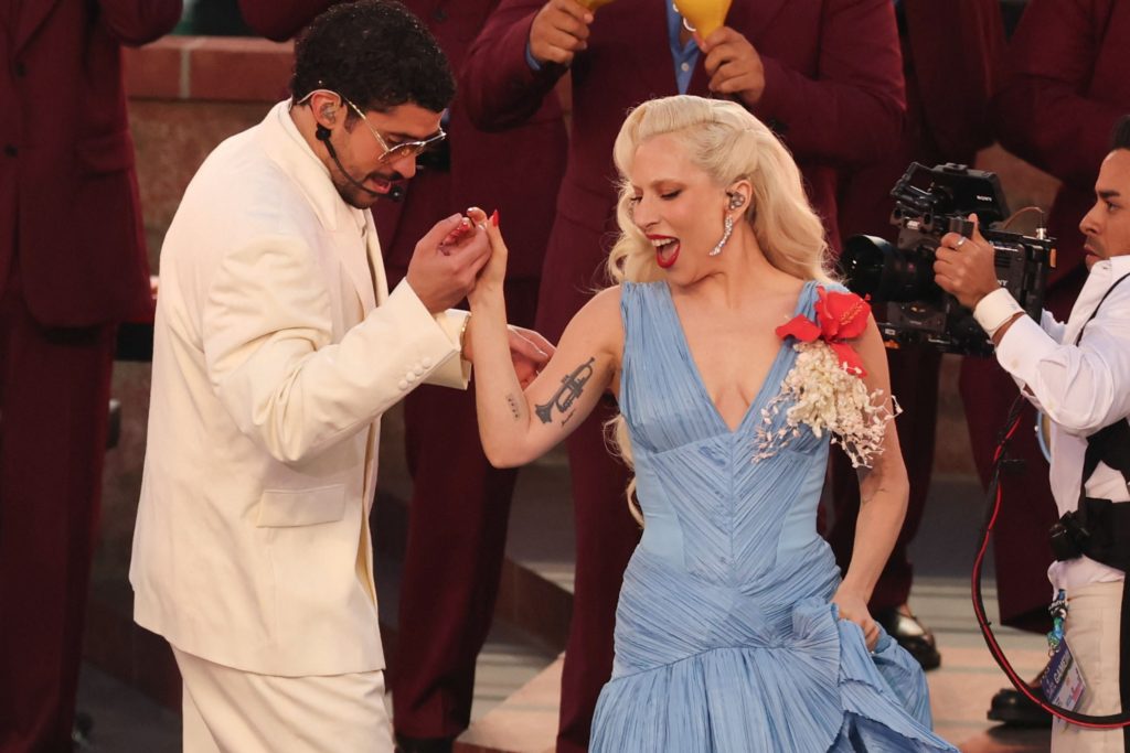 Lady Gaga con Bad Bunny Super Bowl 2026