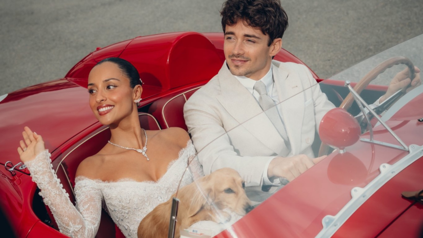 auto boda Charles Leclerc