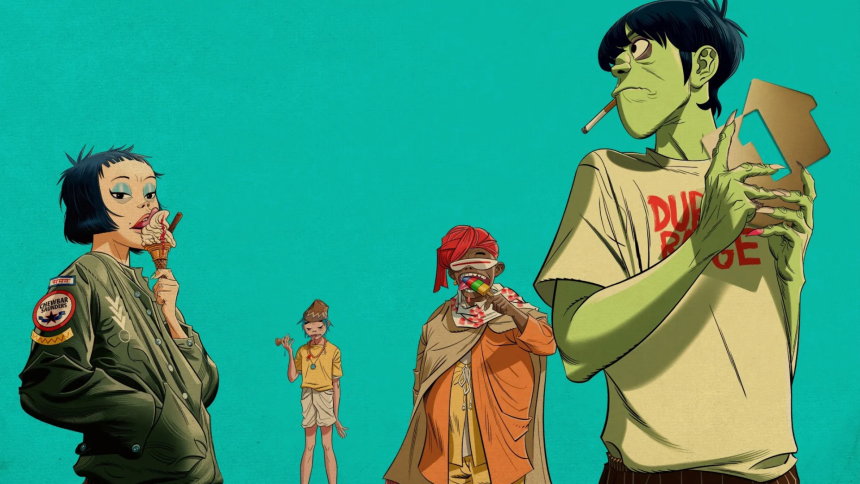 integrantes de Gorillaz