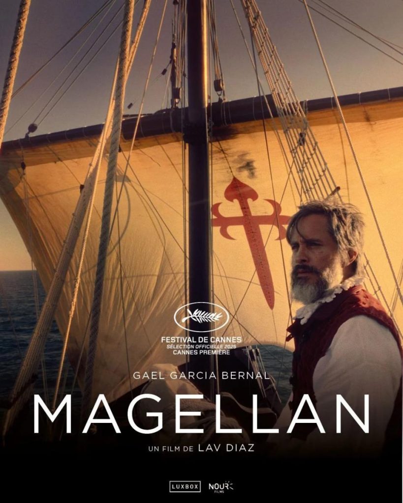 Gael García Bernal personificado como Magallanes