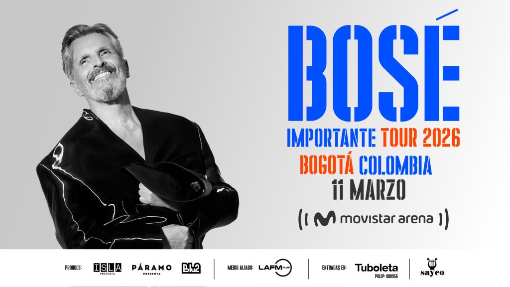 Miguel Bosé Bogotá 2026
