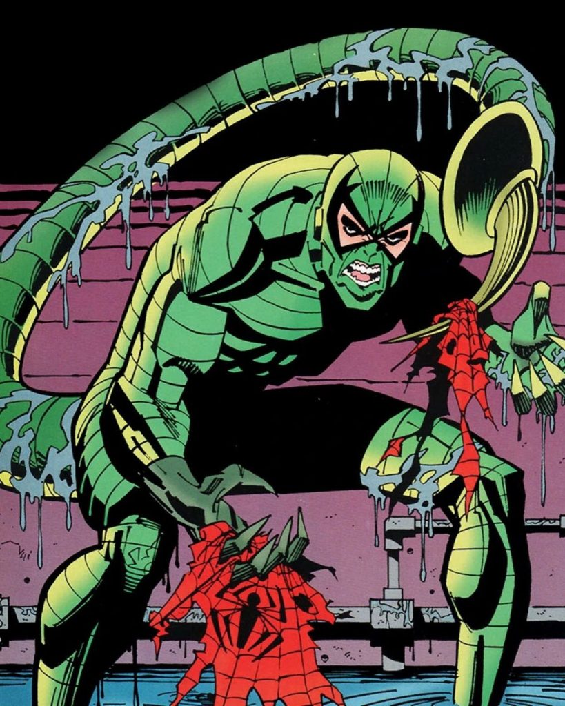 la ilustración del villano Scorpion