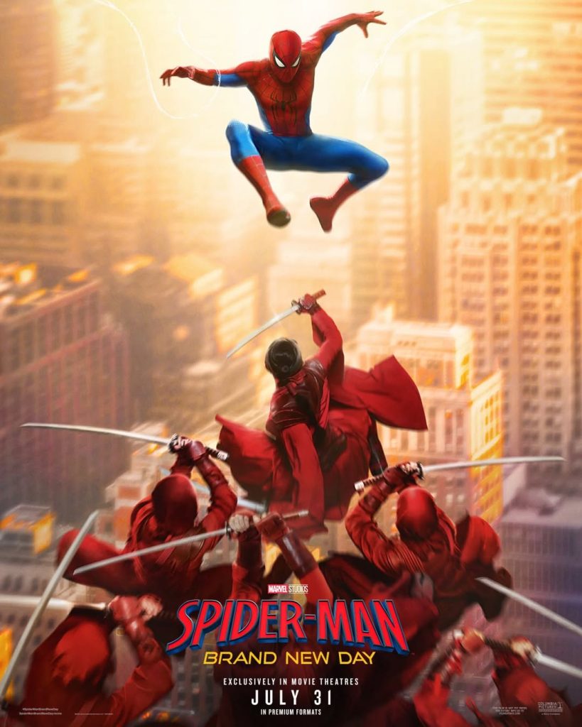 Poster oficial de Spider-Man Brand New Day donde se muestra a La Mano