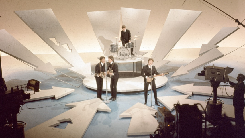 The Beatles tocando en vivo