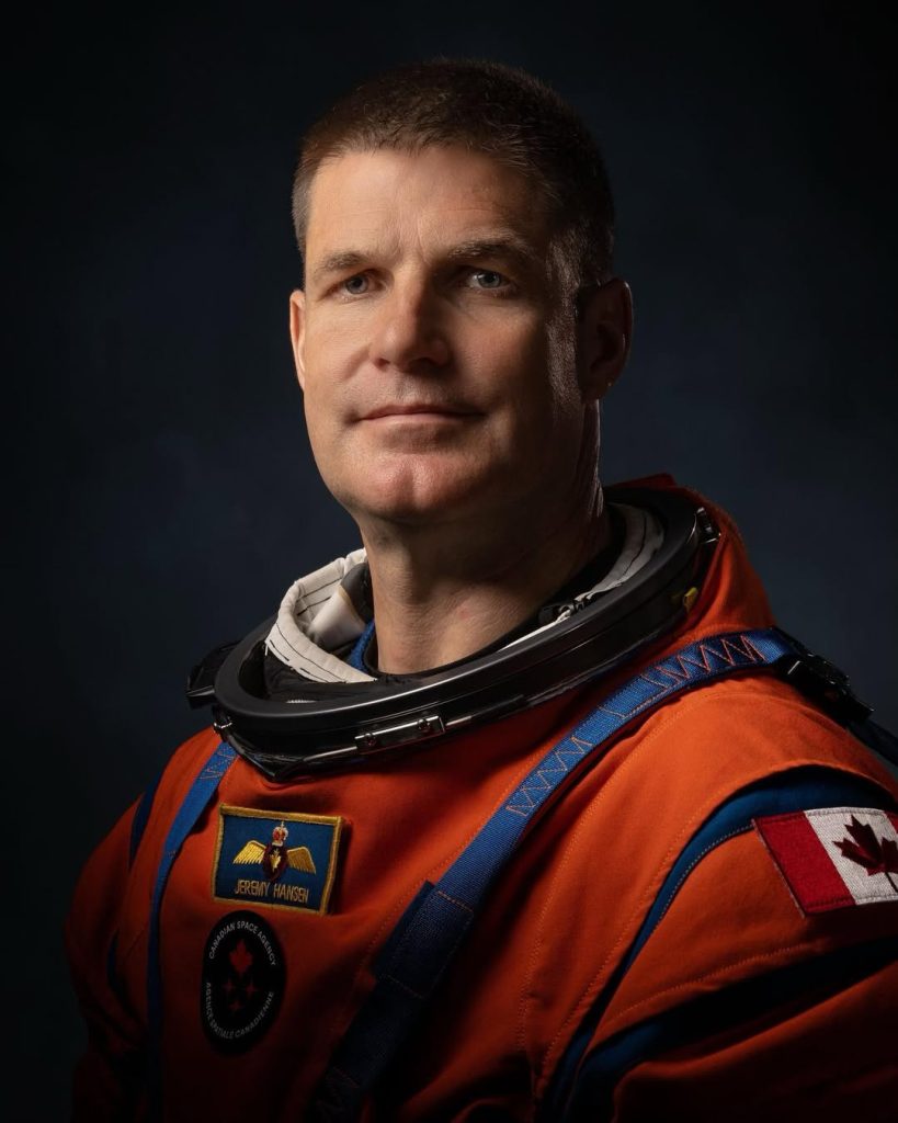 Jeremy Hansen: representante de Canadá