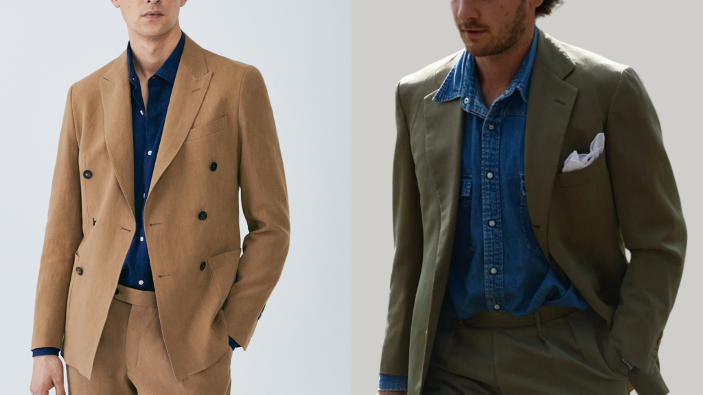 cómo usar camisa denim hombre