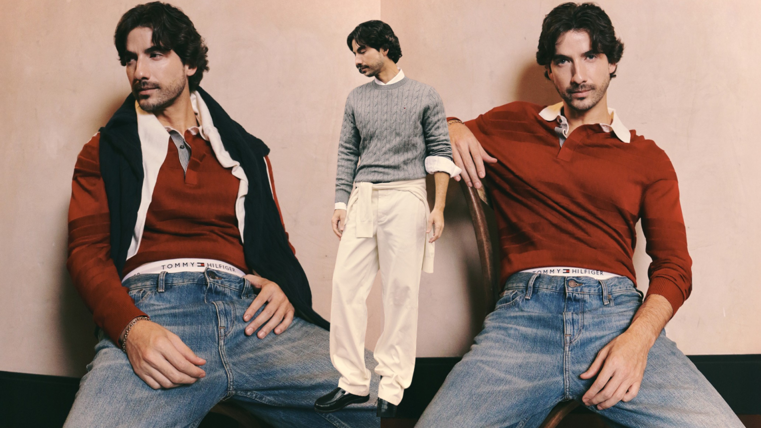 Carlos Torres looks Tommy Hilfiger