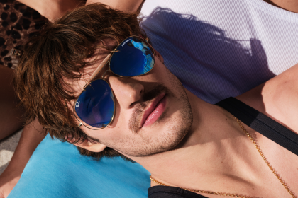 Dolce & Gabbana Ray-Ban gafas de sol azules