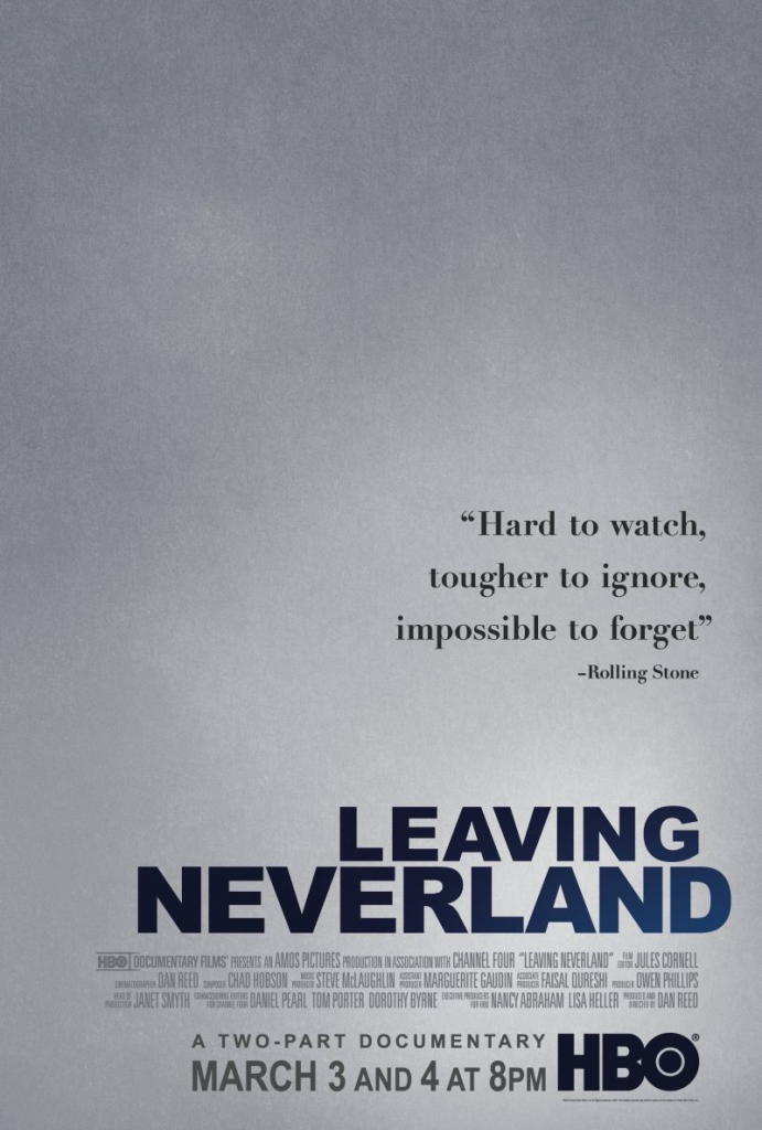 Poster oficial de Leaving Neverland (2019) 
