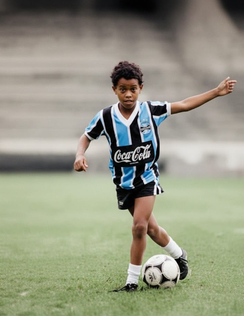 Ronaldinho en su infancia