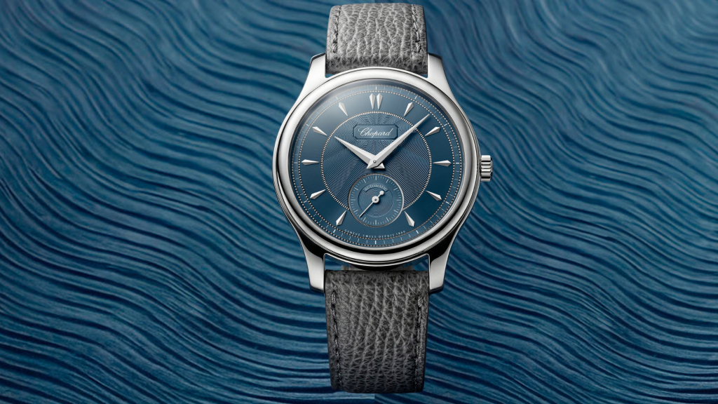 Chopard L.U.C 1860 esfera azul guilloché