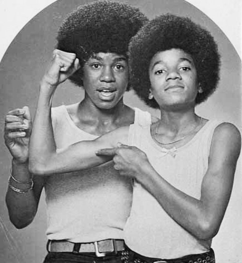 Jermaine y Michael Jackson