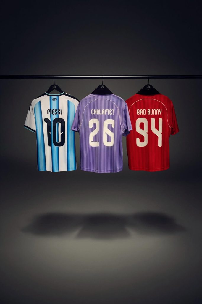 Adidas camisetas con el nombre de celebridades