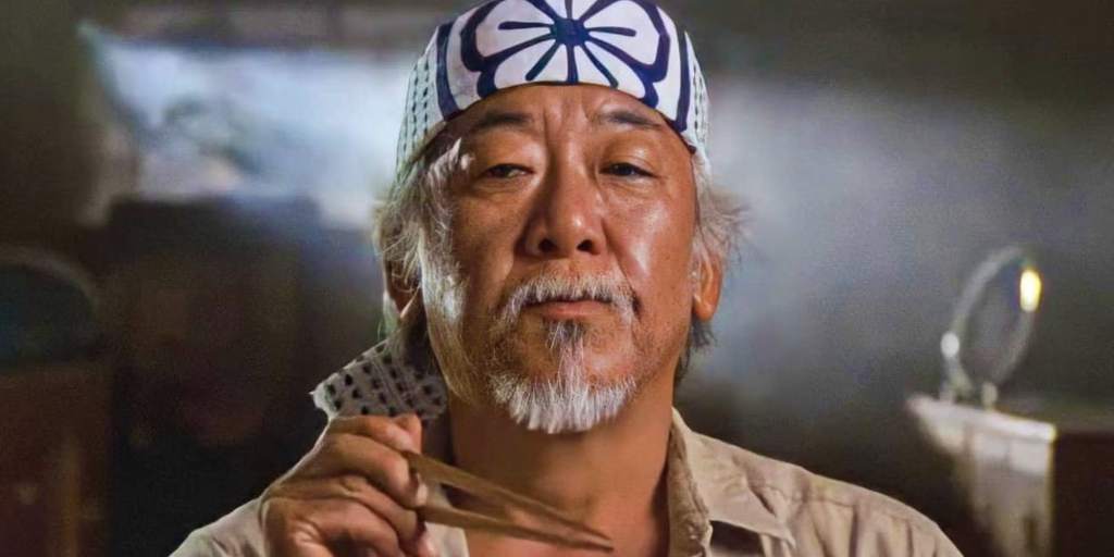 Señor Miyagi en Karate Kid