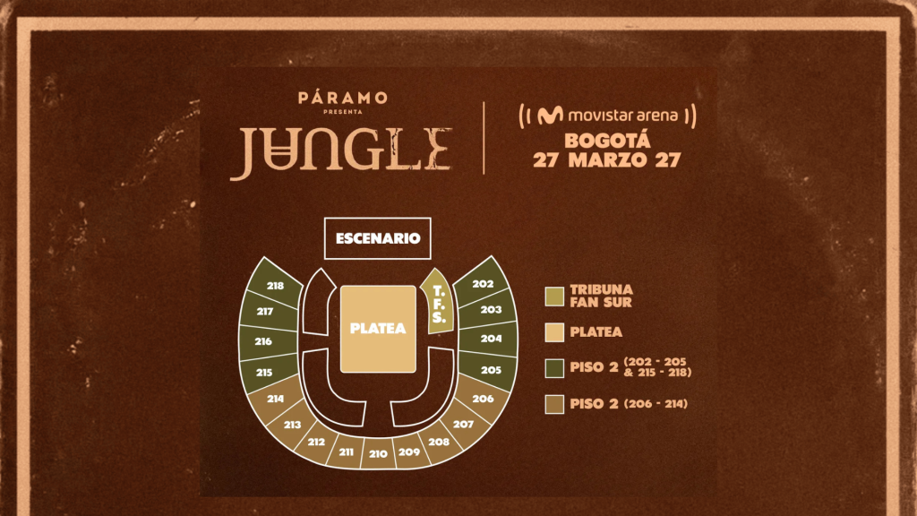 Jungle Bogotá marzo 2027
