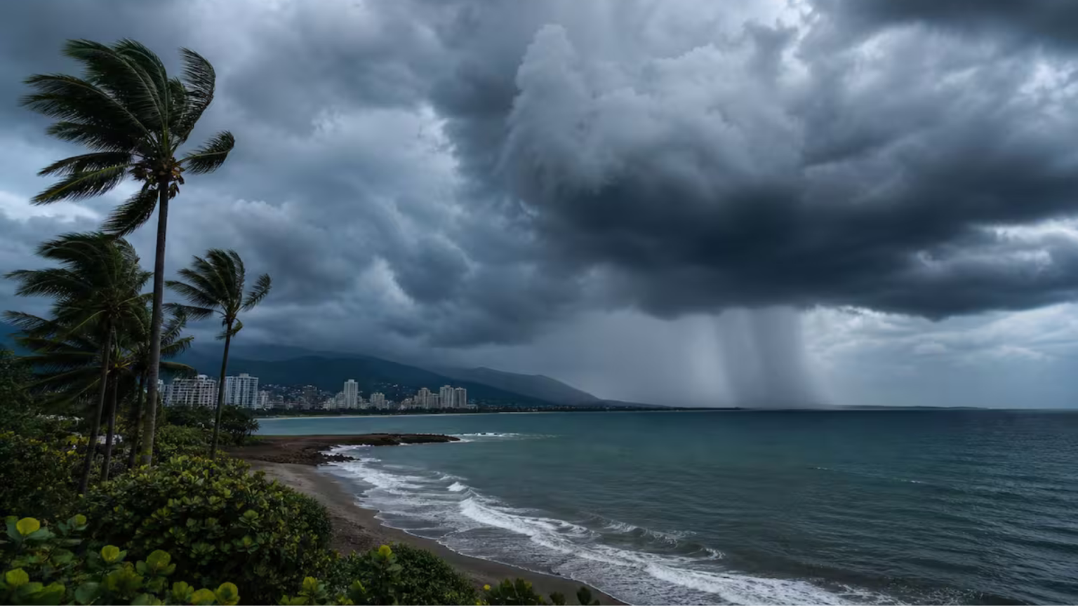 onda tropical Colombia y ropa para lluvia y calor,