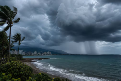 onda tropical Colombia y ropa para lluvia y calor,