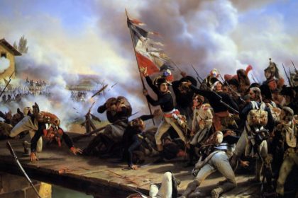 Bonaparte en el Puente de Arcole Pintura de Antoine-Jean Gros