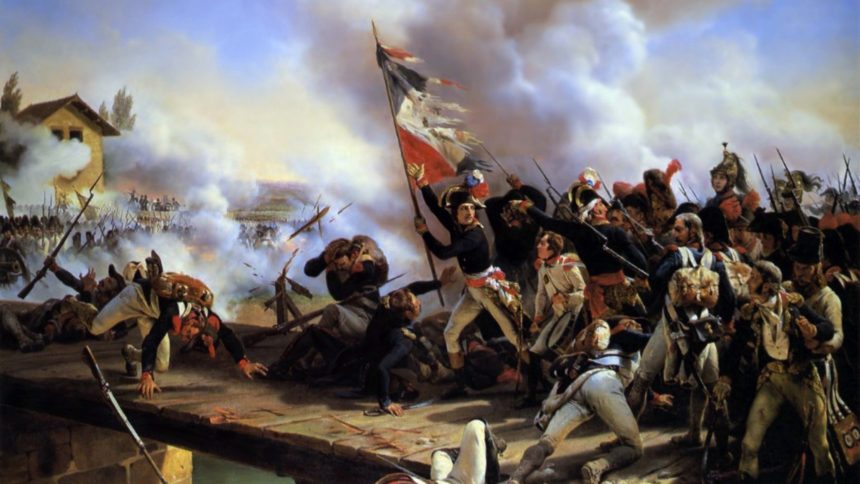 Bonaparte en el Puente de Arcole Pintura de Antoine-Jean Gros