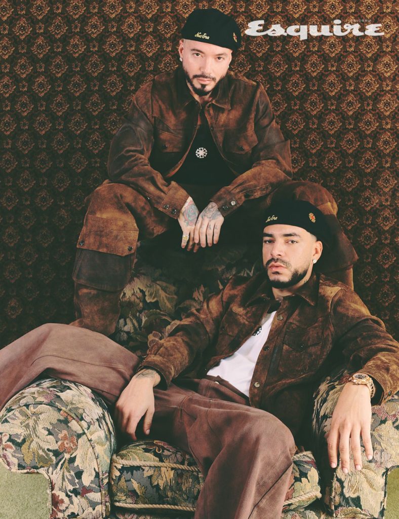 J Balvin y Ryan Castro para Esquire Colombia