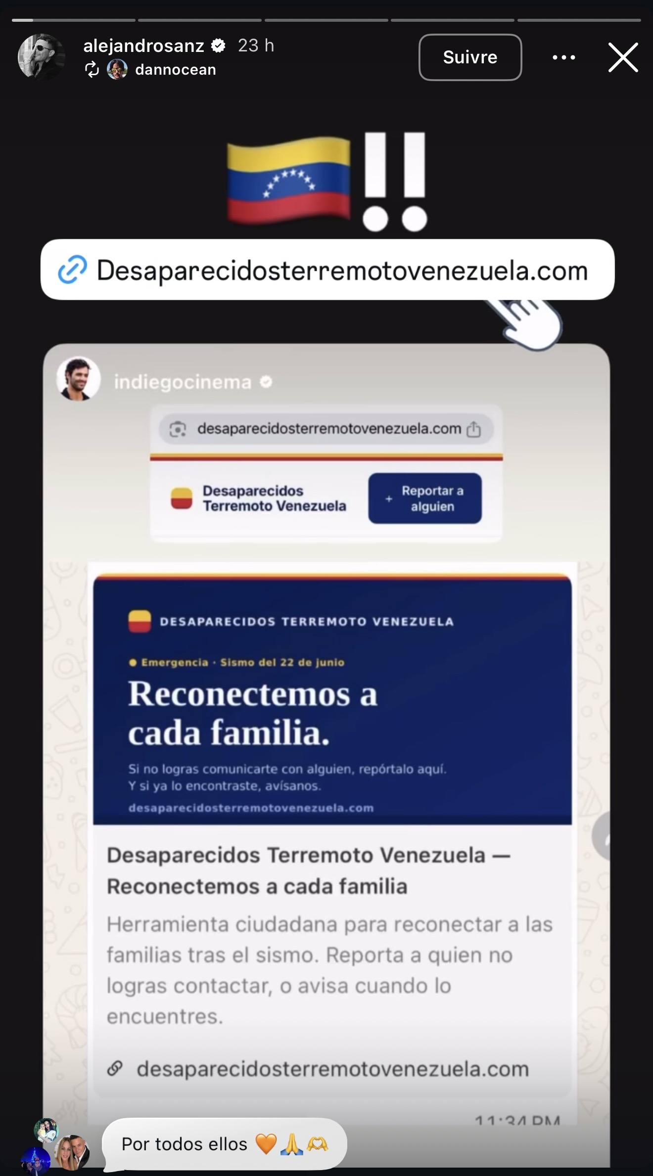 terremoto en Venezuela, famosos ayudan a Venezuela