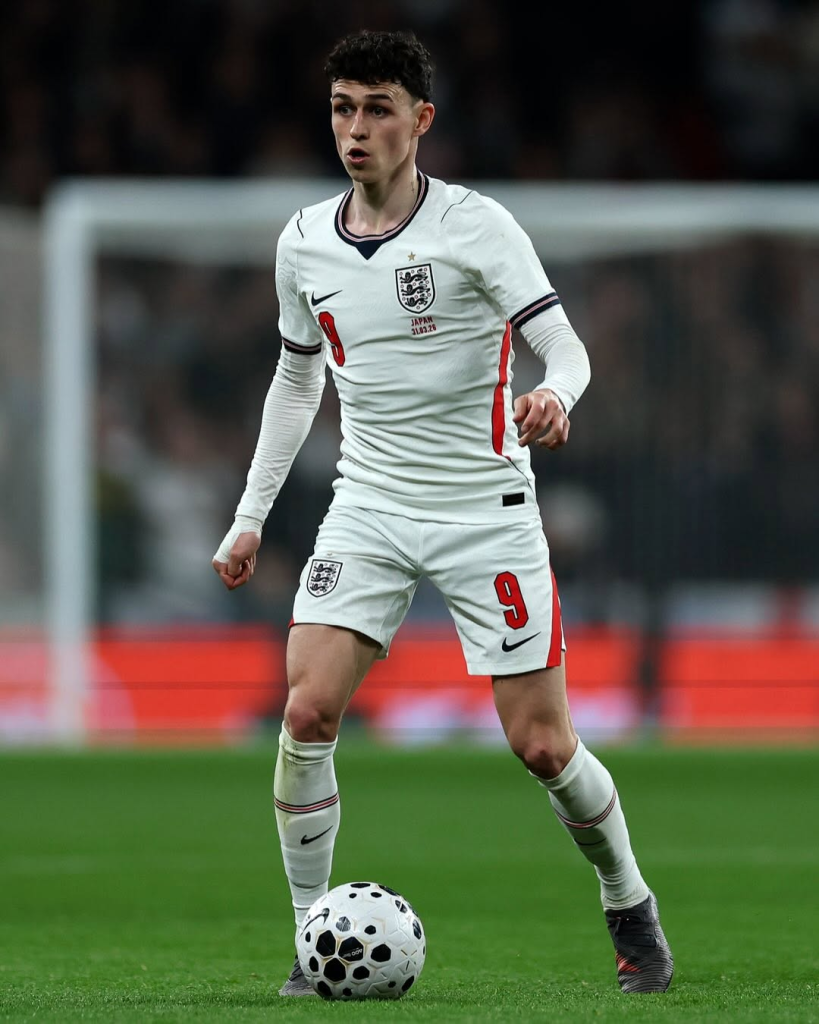 La playera de la selección Inglaterra