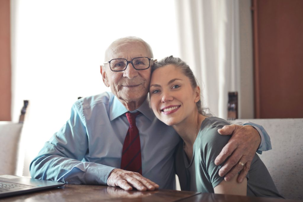 padre y su hija