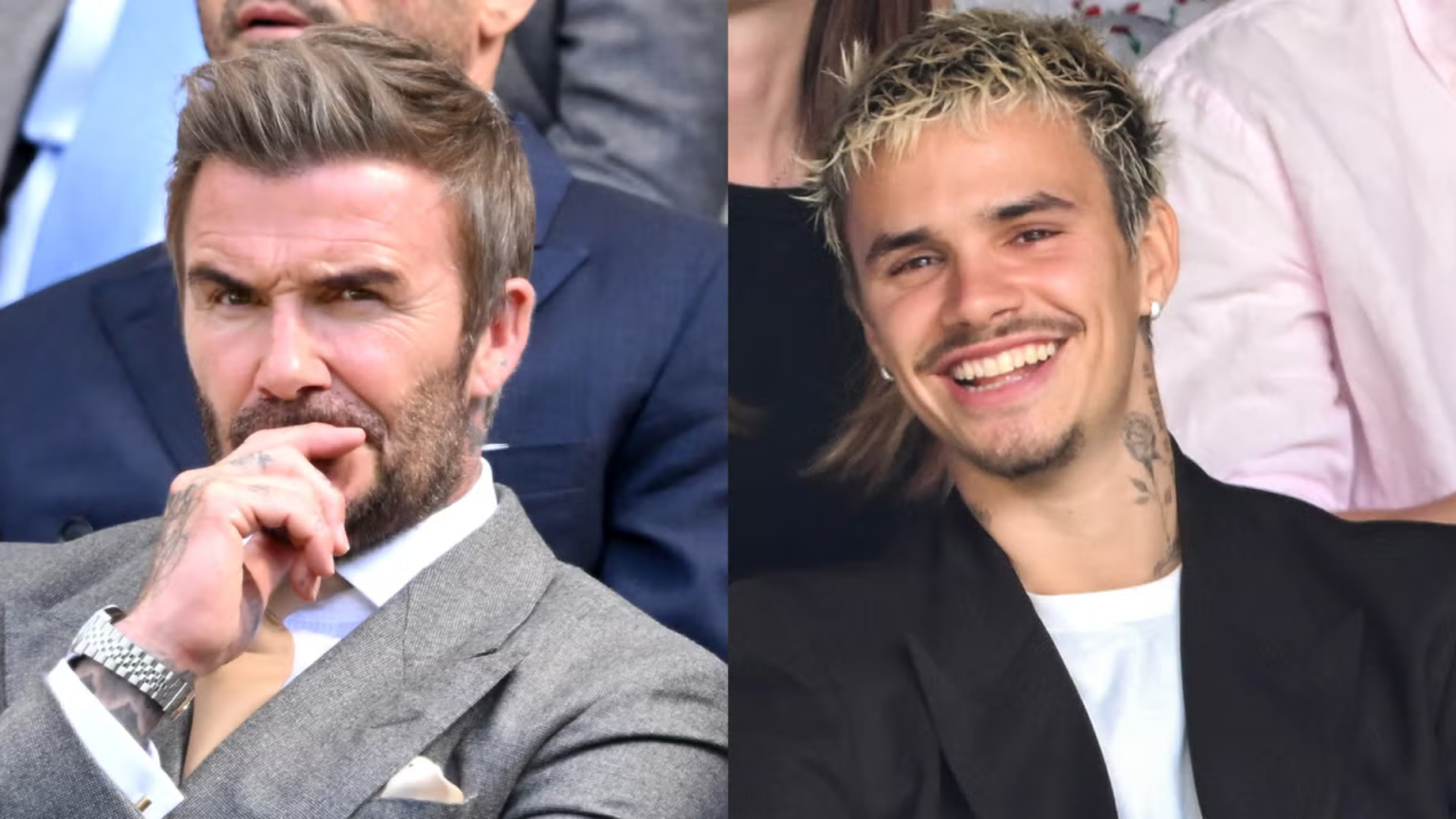 David and Romeo Beckham