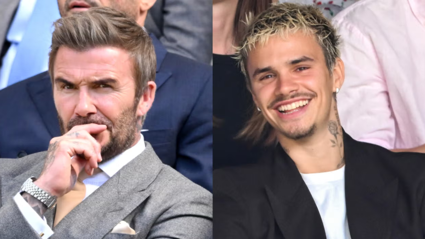 David and Romeo Beckham