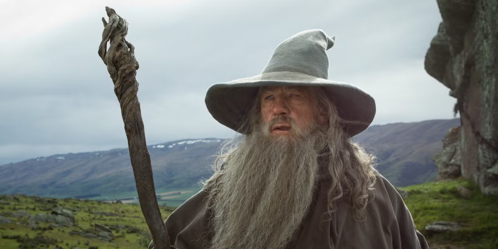 Ian McKellen como Gandalf 