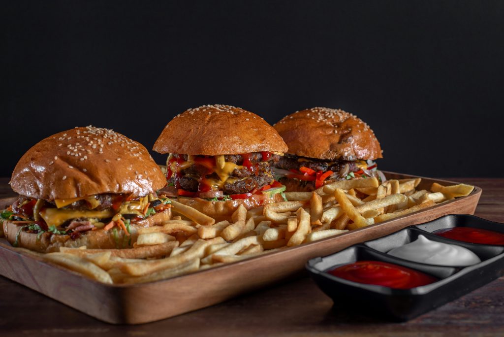 hamburguesa triple