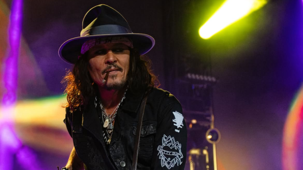 Alice Cooper, Johnny Depp y Joe Perry