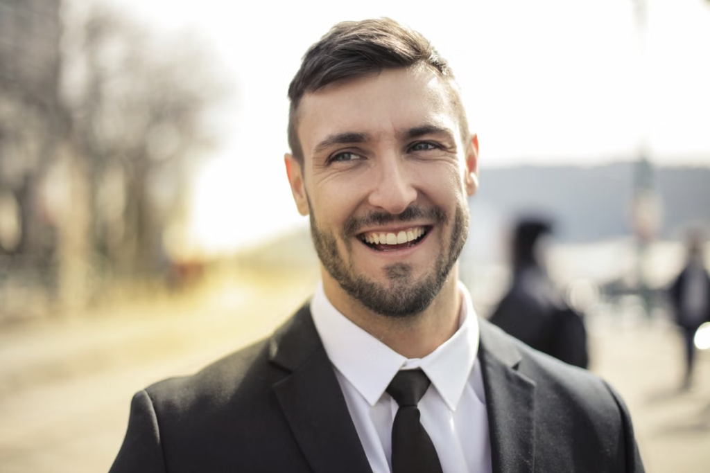 sonrisa hombre